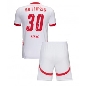 Dětské fotbalový komplet RB Leipzig Benjamin Sesko #30 Domácí košile 2024-25 Krátkým Rukávem